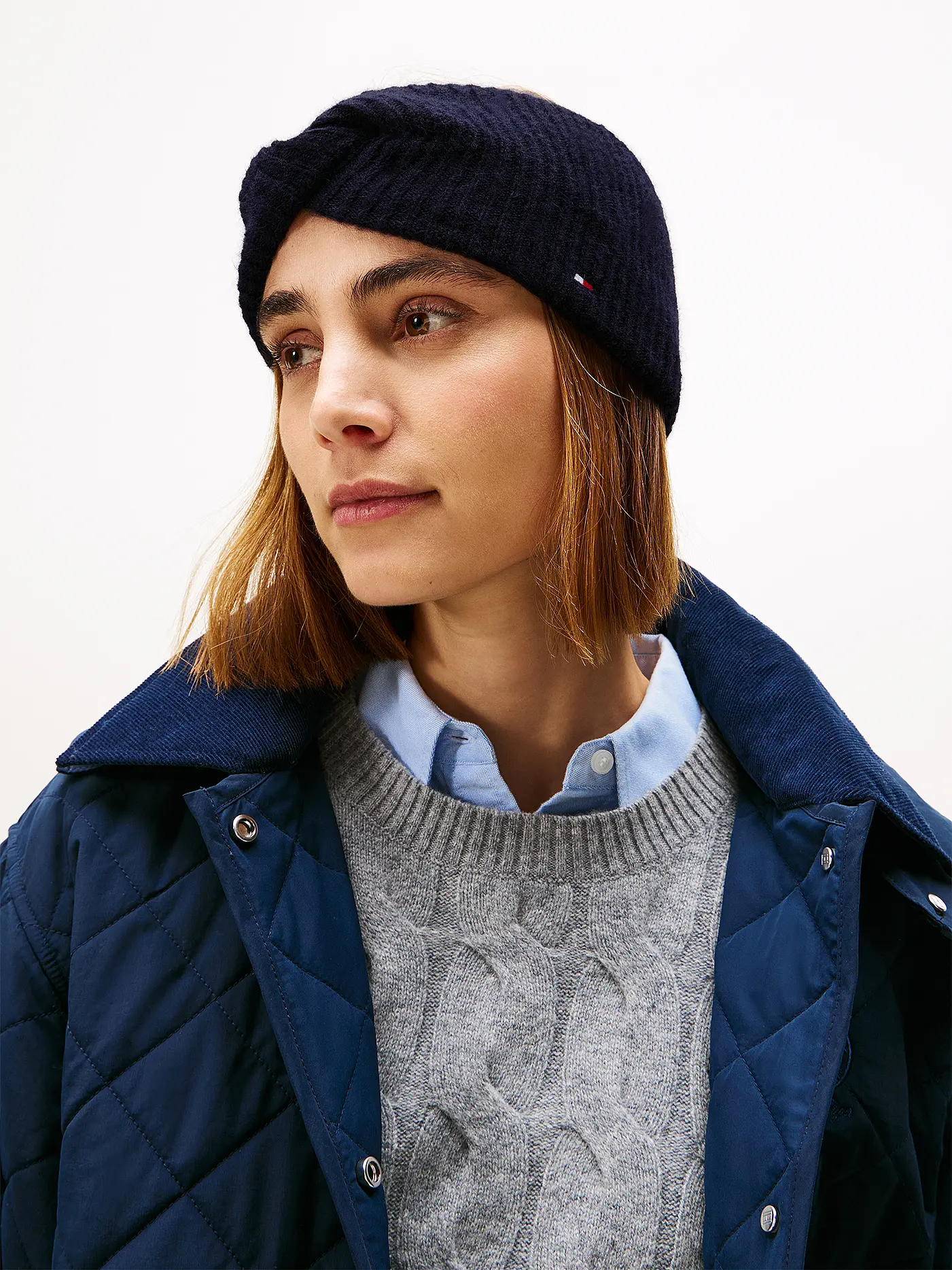 TOMMY HILFIGER | Stirnband | dunkelblau